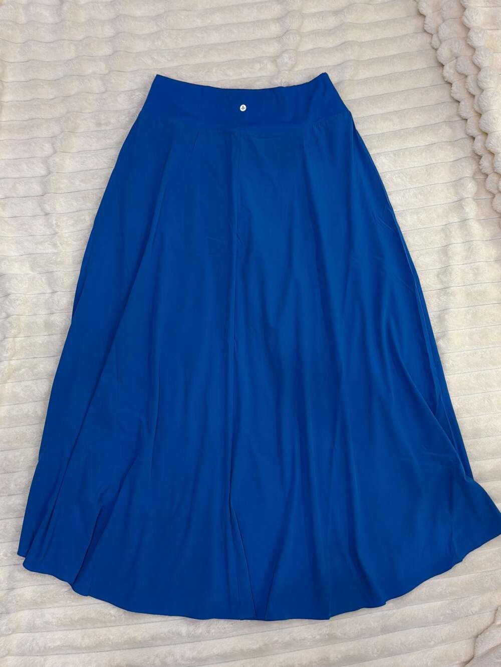 New* Halara High Waisted Crossover Flowy Midi Skort Size L